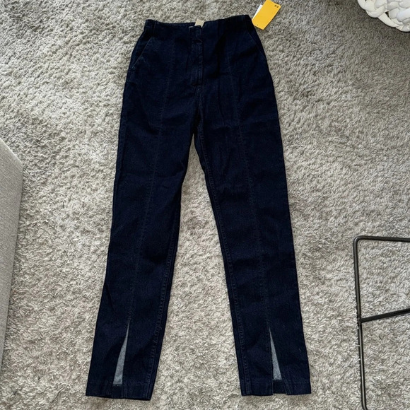 H&M high waisted split ankle fitted jeans size 4 - Picture 10 of 12